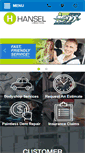 Mobile Screenshot of hanselcollisioncenter.com